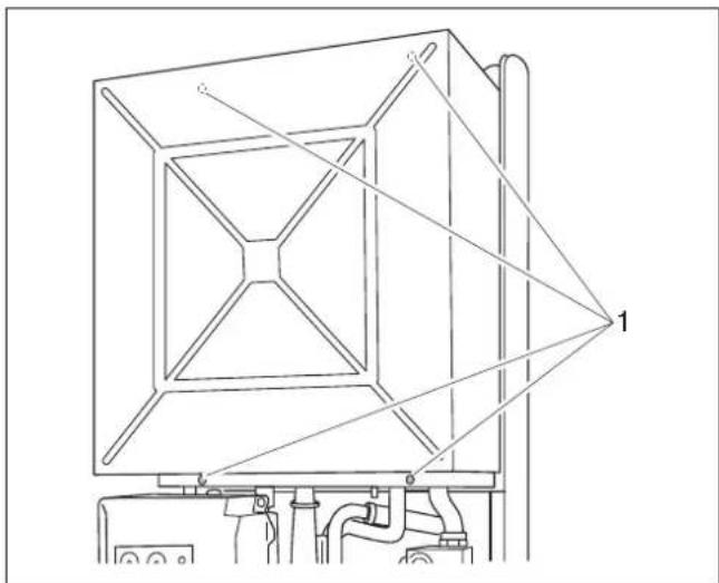BUDERUS 600-24C - Purging the heating-water circuit - 1