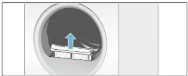 BOSCH WTG85231EE - Limpar o filtro de cotão - 1