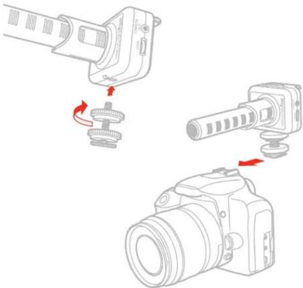 IK Multimedia Mic Video - DSLR camera setup - 2