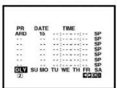 PR ARD 15 SP ... ... SP ... ... SP ... ... SP ... ... SP DLY SU MO TU WE TH FR SA ⑦ ●+388