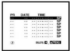 PR DATE TIME SP SP SP SP SP SP SP SP SP SP SP SP DELETE ▼ , ▲□□□□