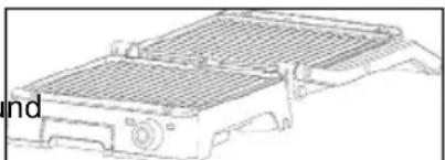 ARDES AR1S40 - VERWENDUNG ALS OFFENER GRILL 180° - 2