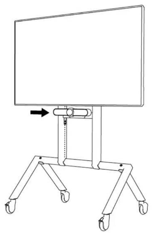 Heckler Design H519-BG - Select installation position for MeetUp camera - 1
