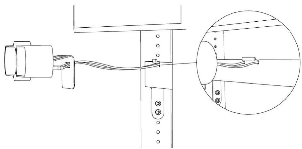 Heckler Design H519-BG - Channel cables through MeetUp base - 1