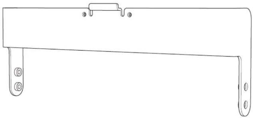Heckler Design H519-BG - LOGITECH MEETUP BRACKET Mounting Bracket for Heckler AV Cart - 1