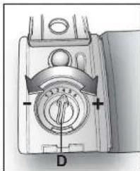 HOOVER HND 8510-80 - Regulating the rinse aid from 1 to 6 - 1