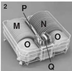 HOOVER HND 8510-80 - Upper basket (fig. 1) - 1