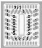 HOOVER HND 8510-80 - Cutlery basket (fig. 3) - 1