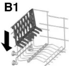 HOOVER DDY 062S-80 - Using the upper basket - 4