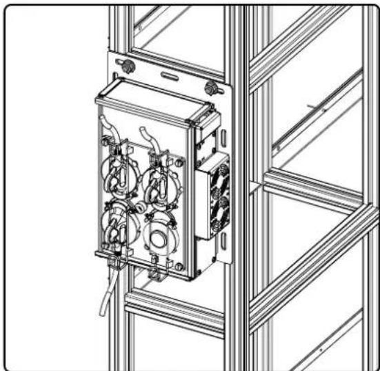 Barco R9853370 - Example of other mounting positions of the Fiberlink 2 receiver - 2
