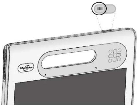 MOTION C5t - To use the barcode scanner: - 2
