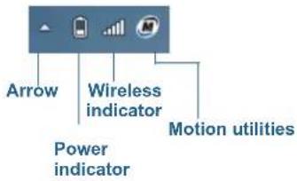 Arrow Wireless indicator Power indicator Motion utilities