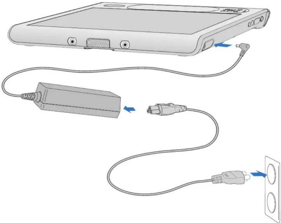 MOTION C5t - Step 1: Power up the tablet - 1