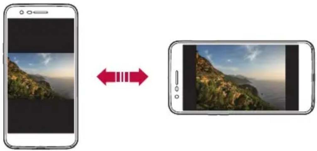 LG K10 Novo - Alterando a orientação da tela - 1