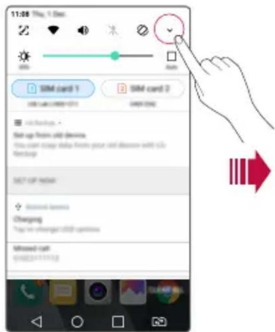 LG K10 Novo - Painel de notificações - 1