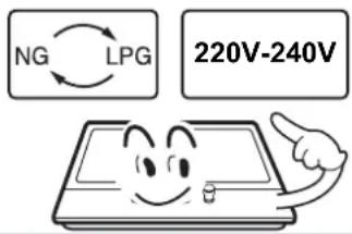 NG LPG 220V-240V