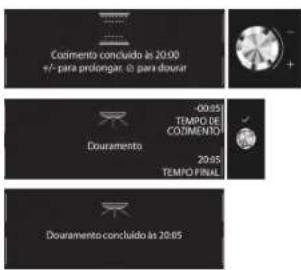 Brastemp BOC60BR - Esta função só pode ser usada quando o tempo de cozimento tiver sido ajustado - 1