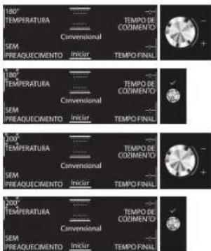 Brastemp BOC60BR - DEFININDO TEMPERATURA/POTÊNCIA - 1