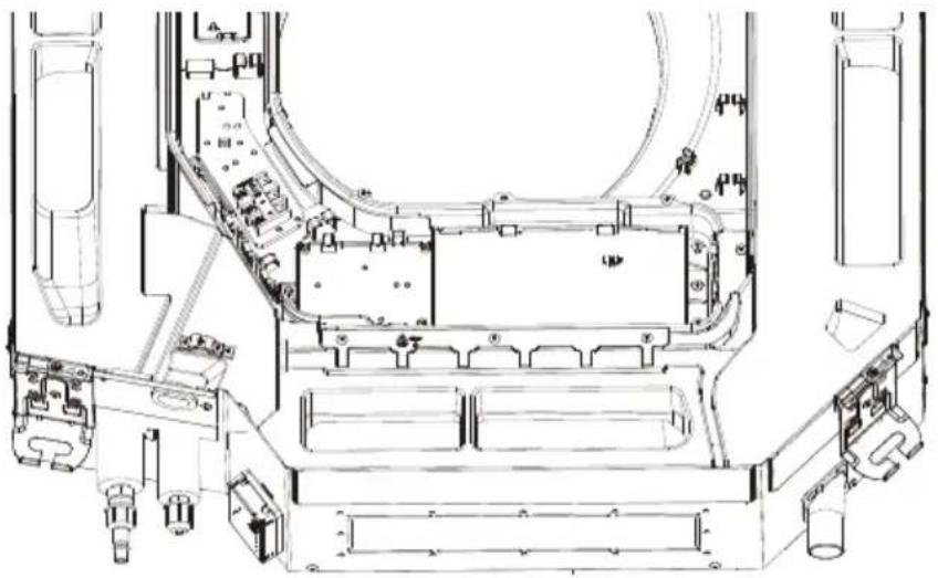 DAITSU DUF 18K - (4). Electric wiring of indoor unit side - 1