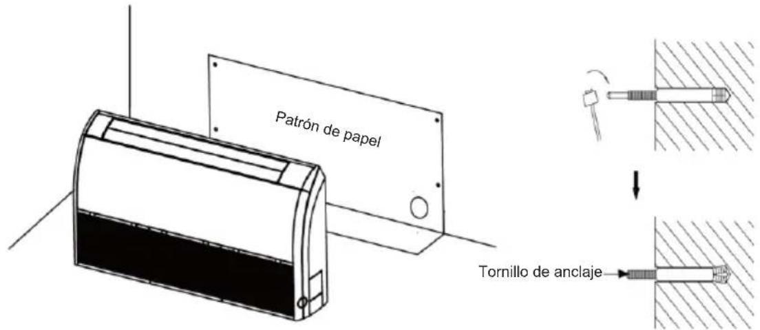 Patrón de papel Tornillo de anclaje