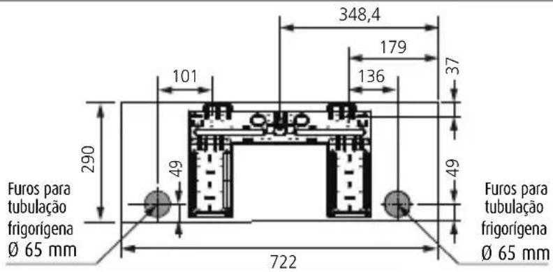 MIDEA 38AGVQI12M5 - - Instalação do Suporte da Parede - 1