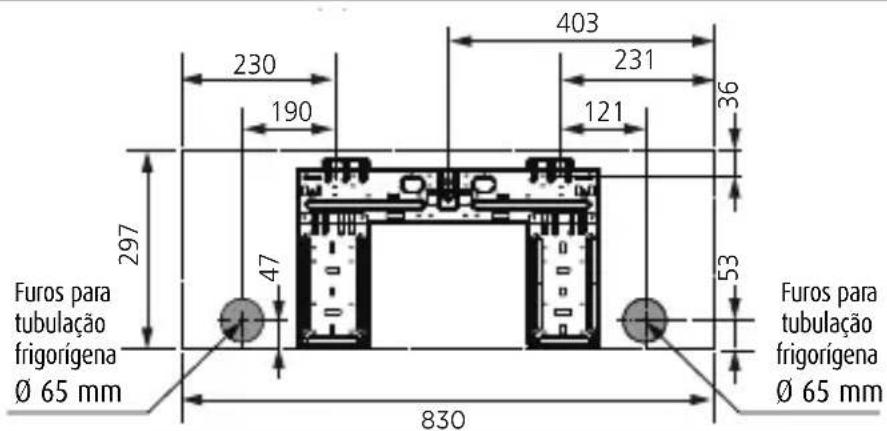 MIDEA 38AGVQI12M5 - - Instalação do Suporte da Parede - 2