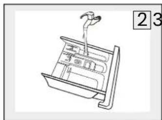 Infiniton WM-A14B - Cleaning of the detergent dispenser - 2