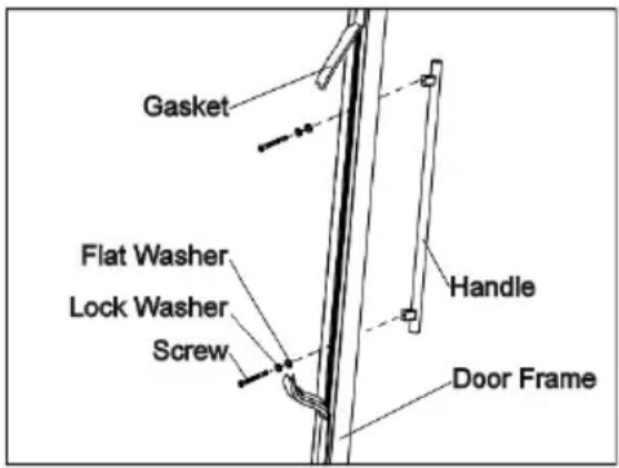 NewAir NADZBFSV000 - HANDLE INSTALLATION - 1