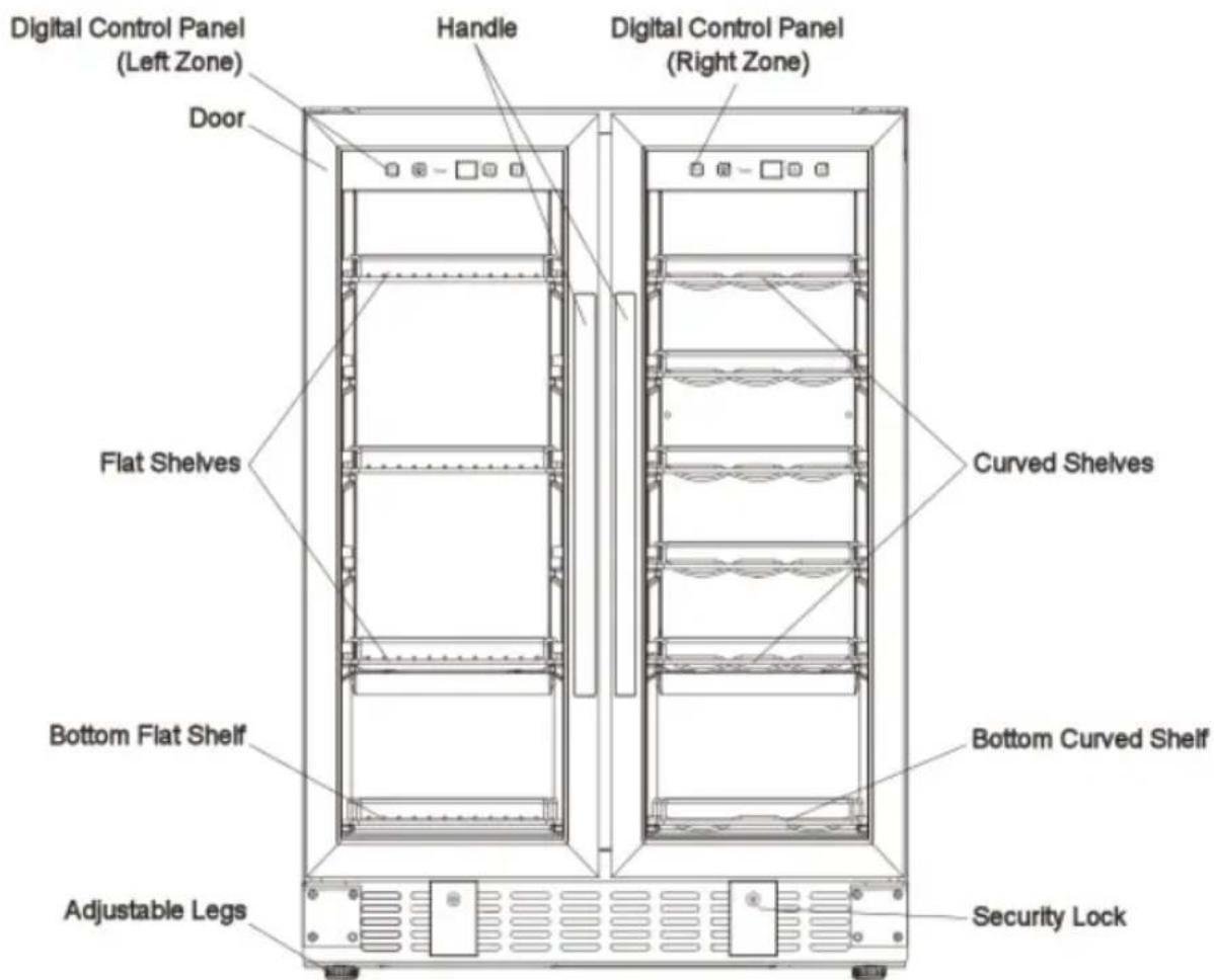 NewAir NADZBFSV000 - PARTS LIST - 1