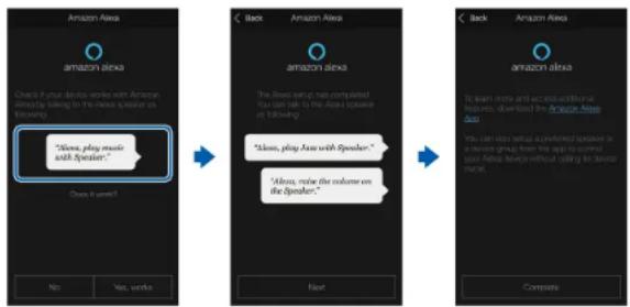 Amazon Alexa Check if your devices worked with Amazon slightly asking to tell in the area speaker as following. "Always, play music with Spanish." Down it next? No Yes, works Back Amazon Alexa The Area was up to not completed. You can talk to the Area speaker as following. "Always, play Area with Spanish." "Always, make the column on the Speaker." Next Back Amazon Alexa To learn more and accretal addition of list apps, downloaded by "Amazon Alexa Alo" You can also wait up a hundred speaker on a device group from the app to control your Area device without calling for several months. Complete