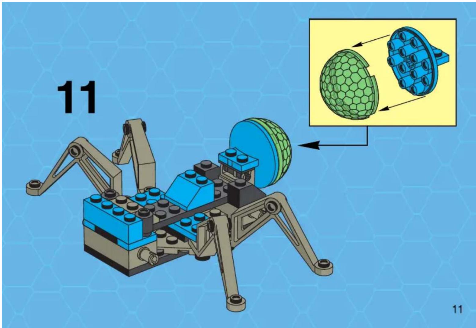 LEGO SPACE INSECTOIDS - VEHICLE - 12