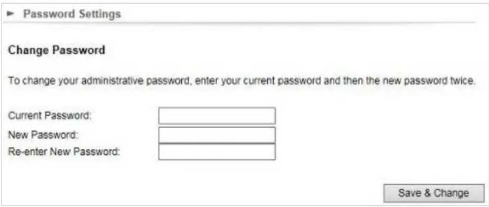 Planet WNAP-6325 - Password Settings - 1