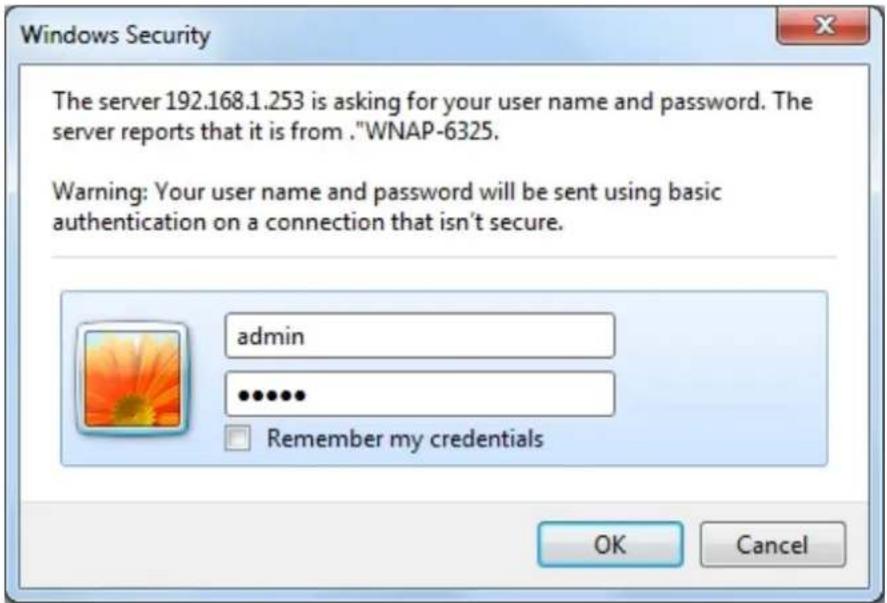 Planet WNAP-6325 - Starting Setup in the Web UI - 2