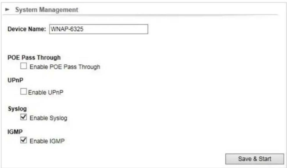 Planet WNAP-6325 - System Management - 1