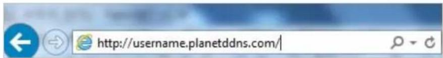 Planet WNAP-6325 - Example of Planet DDNS Settings: - 6