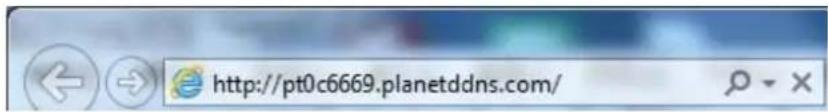 Planet WNAP-6325 - Example of Planet DDNS Settings: - 11