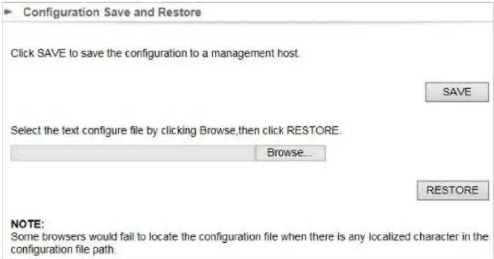 Planet WNAP-6325 - Configuration Save and Restore - 1