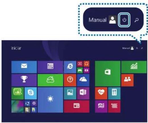 SAMSUNG X series NP270E5KE - Desativando o Ecrã Iniciar - 1