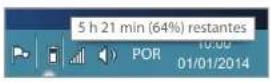 SAMSUNG X series NP270E5KE - Status da bateria - 1