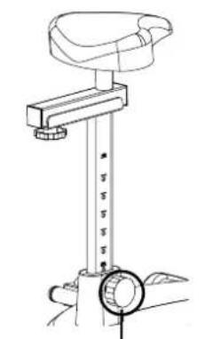 Life Gear Jupiter 2 in 1 Elliptical Trainer 93726 - Adjusting the Seat Forward or Back - 3