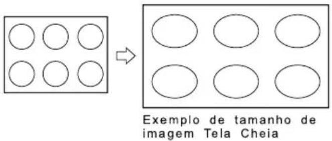 Exemplo de tamanho de imagem Tela Cheia