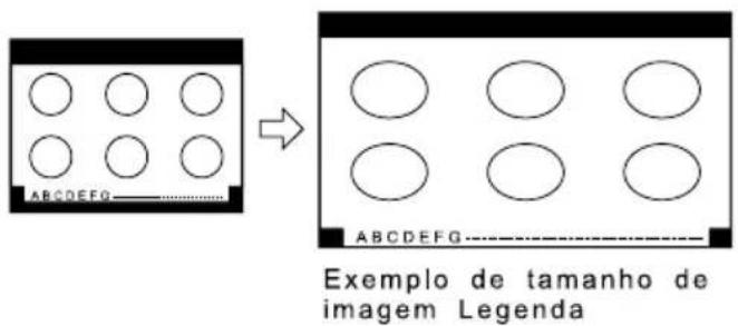 ABCDEFG → ABCDEFG Exemplo de tamanho de imagem Legenda