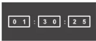 0 1 : 3 0 : 2 5
