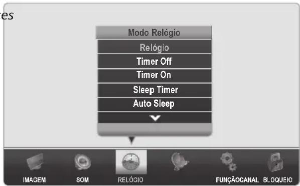 es Modo Relógio Relógio Timer Off Timer On Sleep Timer Auto Sleep IMAGEM SOM RELÓGIO FUNÇÃOANAL BLOQUEIO
