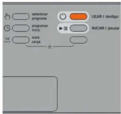 MIDEA DWA10X2 - Iniciando o ciclo de lavagem: - 3