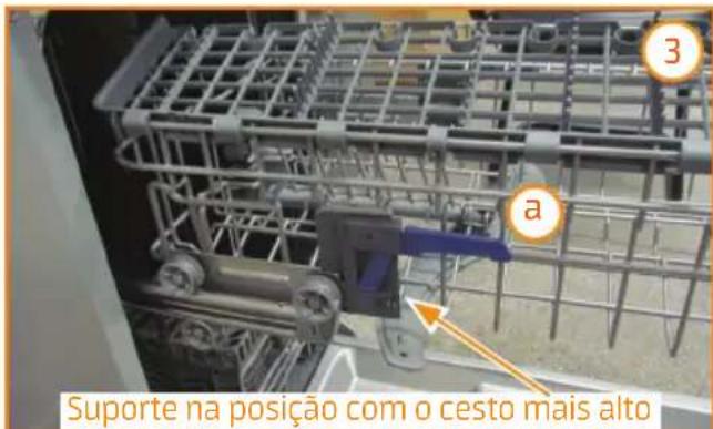 MIDEA DWA10X2 - Ajuste da Altura do Cesto Superior - 1