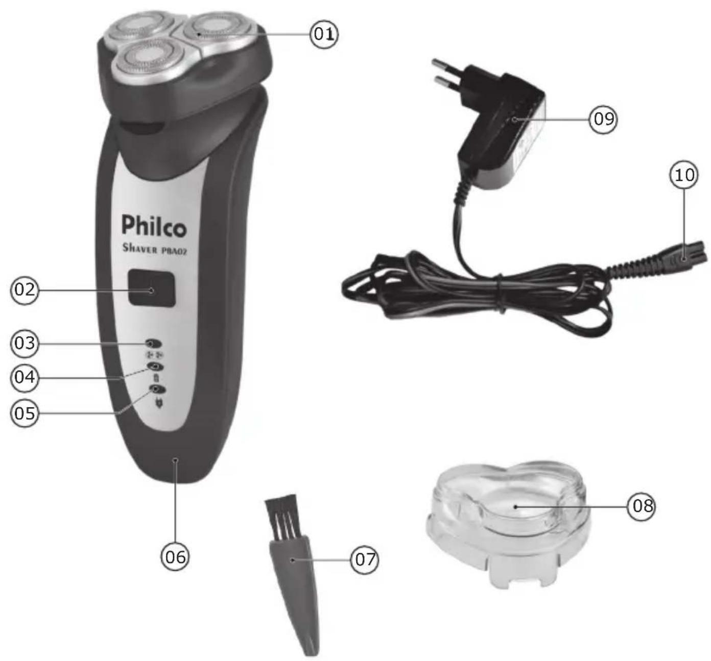 Philco PBA02 - COMPONENTES - 1