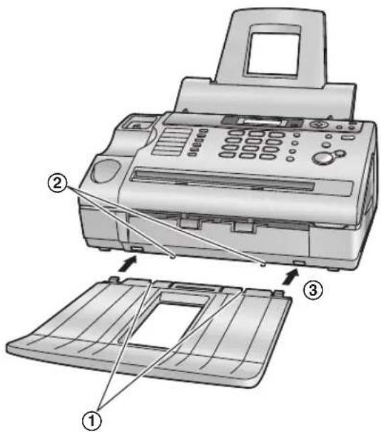 PANASONIC KX-FL401SP - Tabuleiro de recepção do papel - 1