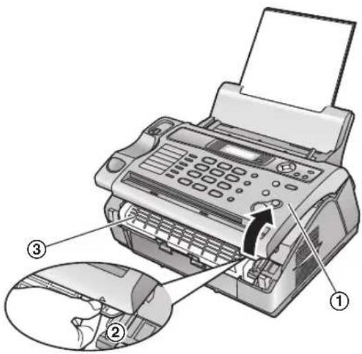 PANASONIC KX-FL401SP - Precaução: - 3