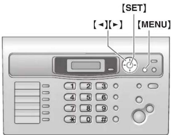PANASONIC KX-FL401SP - Data e hora - 1